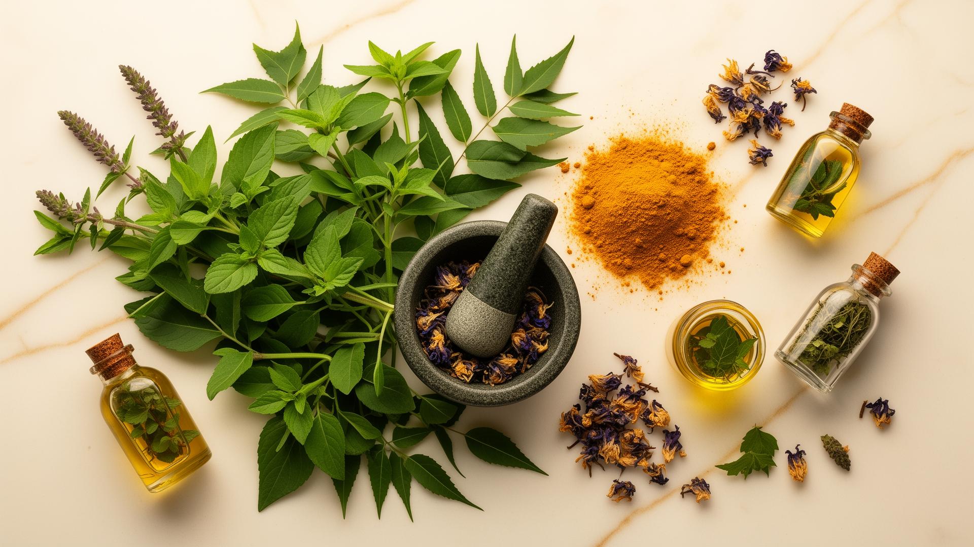 Ayurvedic herbs and ingredients